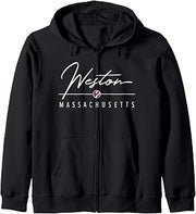 Weston Massachusetts (MA) Zip Hoodie