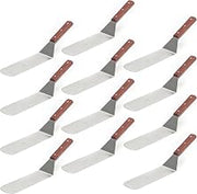 Adcraft Flexible Turner with Wood Handle, 20", Pack of 12, in Stainless Steel (KT-65)