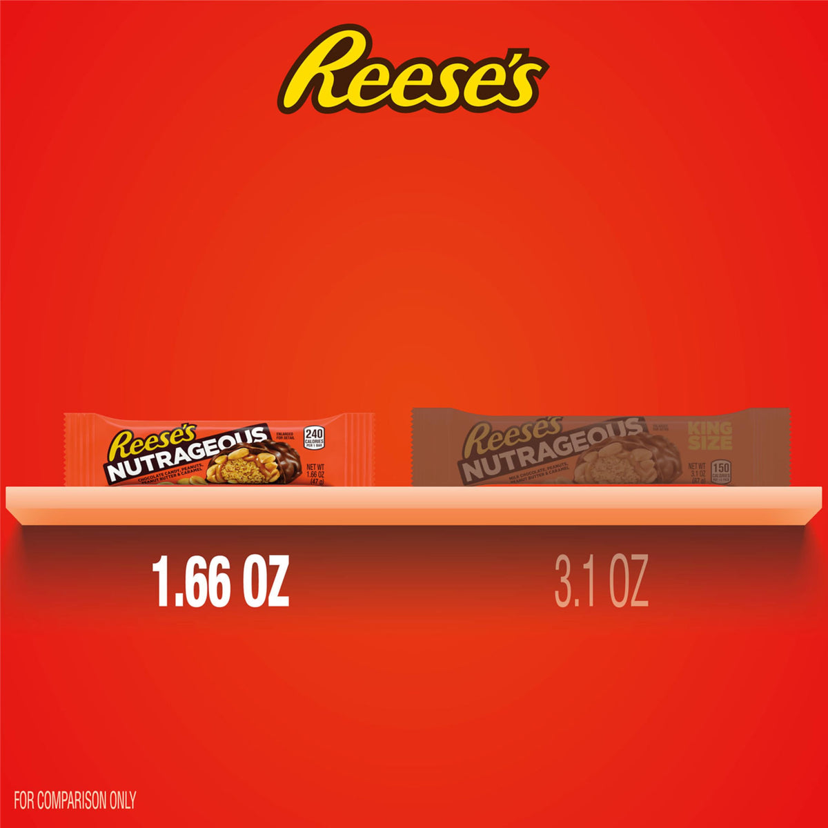 Reese's 1.66 Ounce (Pack of 18) / Brown / Bars Candy & Chocolate Bars