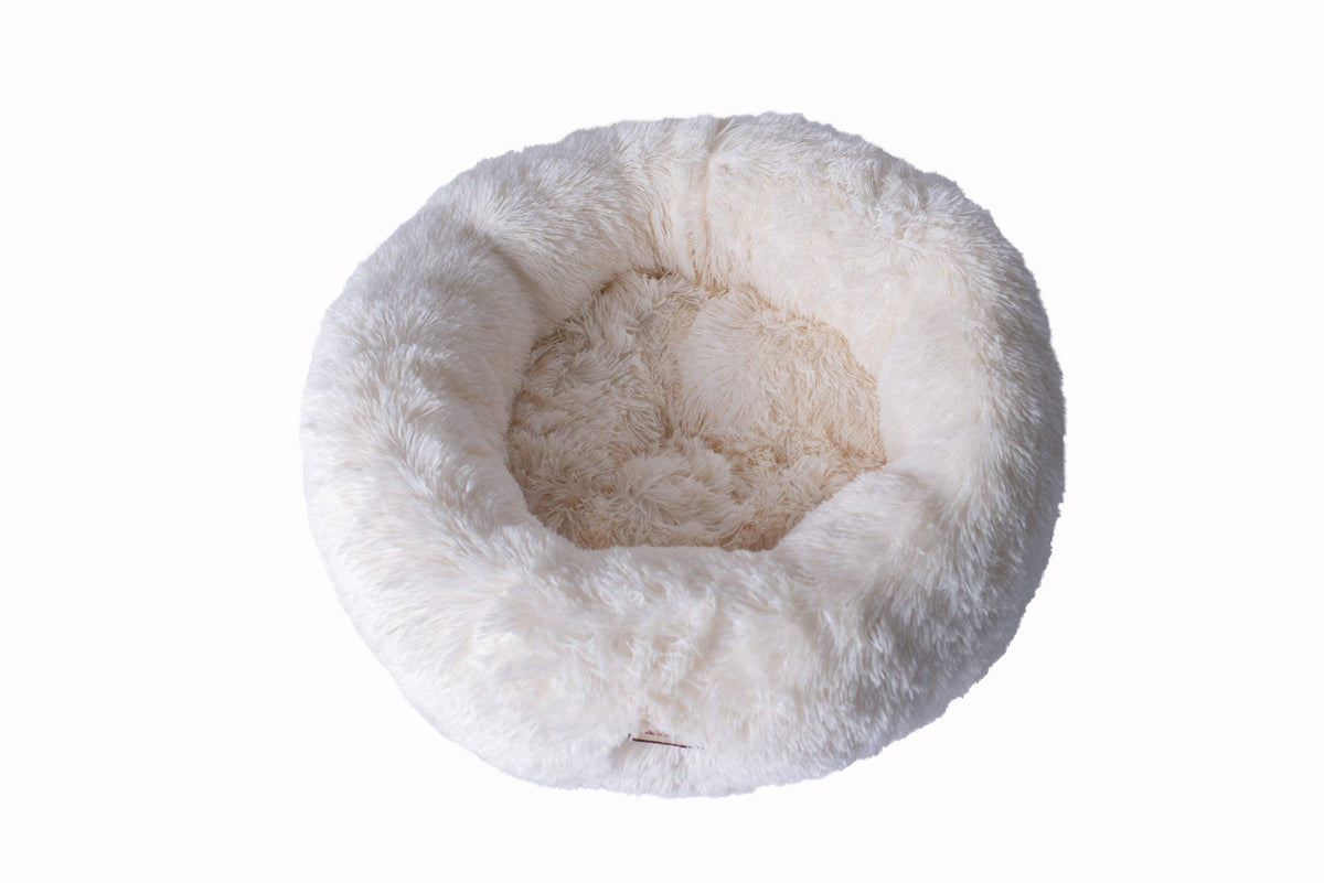 Cuddle Bed Model by Armarkat – Medium, Fabric, White, Model C70NBS-M