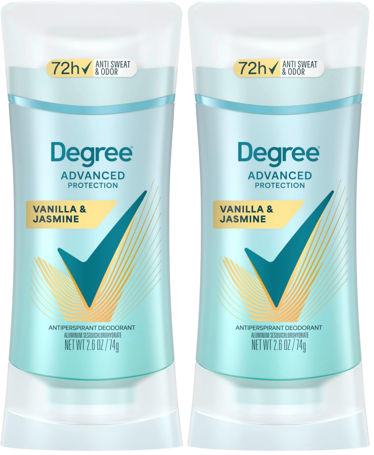Degree 2.6 Ounce (Pack of 2) / Vanilla / 2 Antiperspirant Deodorant