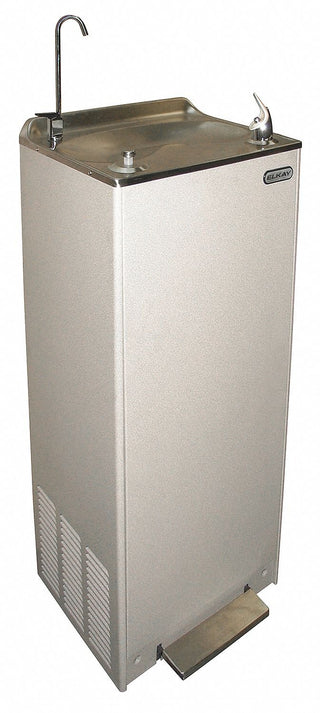 Cooler Floor Mount Non-Filtered 8 GPH Light Gray Granite by Elkay – 8 gallons, Light Gray Granite, Model EFA8L1110P