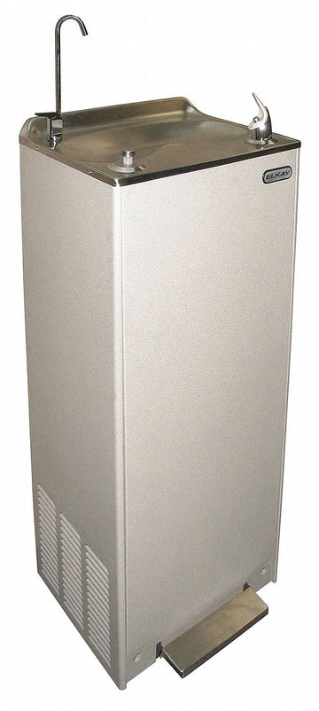 Cooler Floor Mount Non-Filtered 8 GPH Light Gray Granite by Elkay – 8 gallons, Light Gray Granite, Model EFA8L1110P