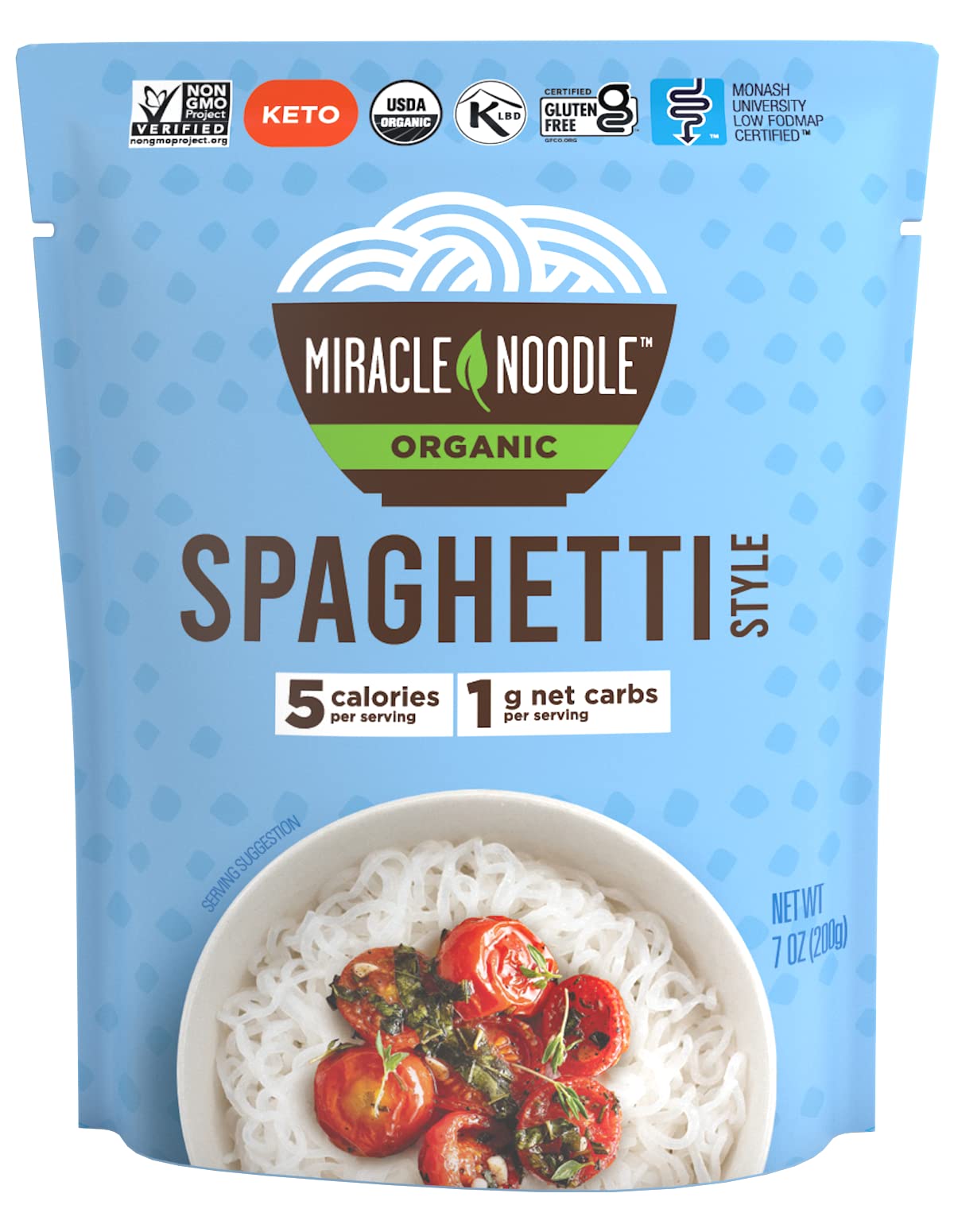 Miracle Noodle Spaghetti / 7 Ounce (Pack of 6) / 6 Spaghetti