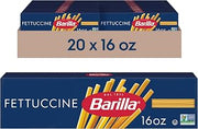 Barilla Fettuccine Pasta, Non-GMO Kosher Pasta, 16oz. (20PK)