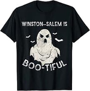 Winston-Salem Is Boo-Tiful Halloween Bootiful Scary Ghost T-Shirt