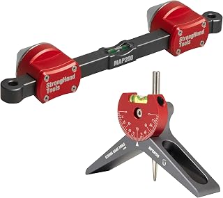 Strong Hand Tools Magnetic Pipe Centering Head/Alignment Pin Combo Kit, Flange Aligner Fit Flanges with Holes Up To 2 inch Diameter, Marking Pipes 2 inch to 10 inh Diameter MAPCH300