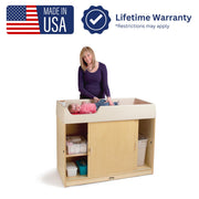 Baby Changing Table Diaper Storage with Pad by Jonti-Craft – Model 5114JC