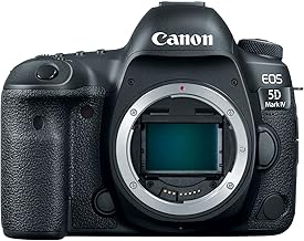 Canon EOS 5D Mark IV Digital SLR Camera (Body Only), Full-Frame DSLR Camera, 30.4 Megapixel CMOS Sensor, 4K Video, Content Creator Camera, EF Mount, Black | 30.4 Megapixel CMOS Sensor, 4K Video, EF Mount, Content Creator