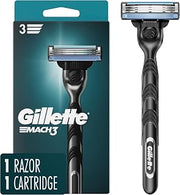 Gillette Mach3 Razor for Men, 1 Razor Handle + 1 Blade Refill