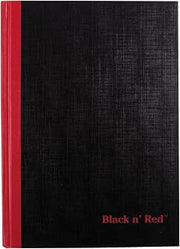 Black n' Red Black n Red - A5 Feint Lined Notebook Pad