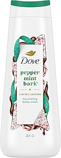 Dove Limited Edition Holiday Treats Body Wash Peppermint Bark for Deep Nourishment 20 oz