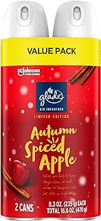 Glade Air Freshener Room Spray, Autumn Spiced Apple, 8.3 oz, 2 Count