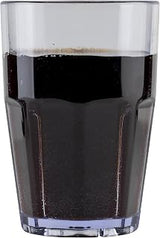 G.E.T. 9914-1-CL-EC 14 oz. Clear Tumbler, SAN Plastic Bahama Tumblers (Pack of 4)