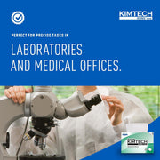 KIMWIPES, Delicate Task Wipers, 1-Ply, 4 2/5 x 8 2/5, 286/Box by KIMTECH – Pack of 280, Model 34155