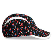 Patriotic USA Running Hat by Headsweats – Polyester, Black/Usa