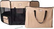Armarkat Model PP003BGE-XL Portable Pet Playpen in Black and Beige Combo, Extra Large