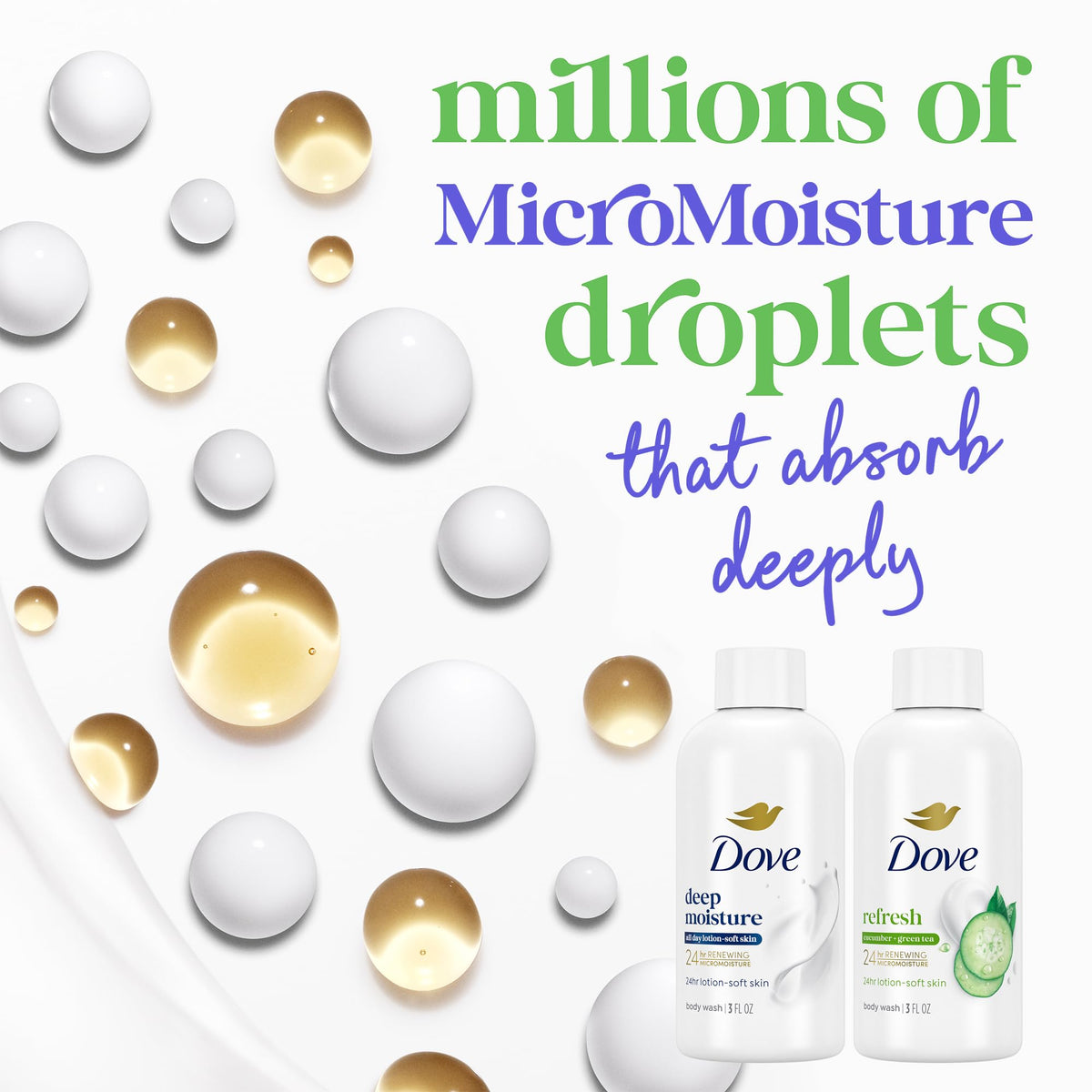 Travel Body Wash Set by Dove – Model DVE-011111172661-011111172654