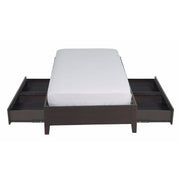 Solid Wood 2-Side Storage Bed by Modus Furniture – Queen, Wood, Nevis Simple - Espresso, Model SP23D5
