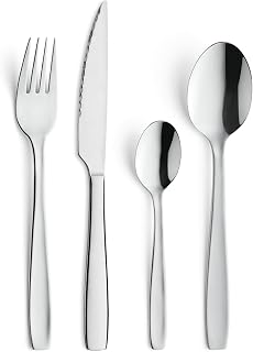 Amefa 245000AF01C40 Hôtel Tableware/Box 6 People Stainless Steel/Cutlery Monobloc Gloss Finish 26.5 x 14 x 7 cm