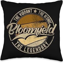 Bloomfield CT | Connecticut | Vintage Distressed Throw Pillow