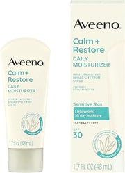 Aveeno Calm + Restore Daily Moisturizer Mineral Sunscreen, 1.7 fl. oz