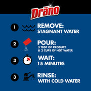 Kitchen Granules Drain Clog Remover and Cleaner by Drano – 8.8 Ounce (Pack of 3), Model 317375