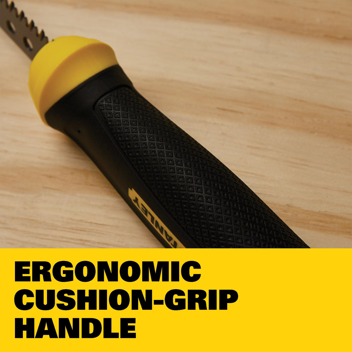 STANLEY 1-Pack / Industrial / Black, Yellow Handsaws