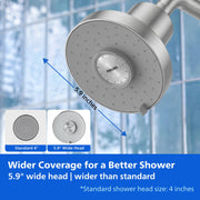 Filtered Shower Head by PHILIPS – Filtered Shower Head, Brushed Nickel, Model AWP1706BN/37