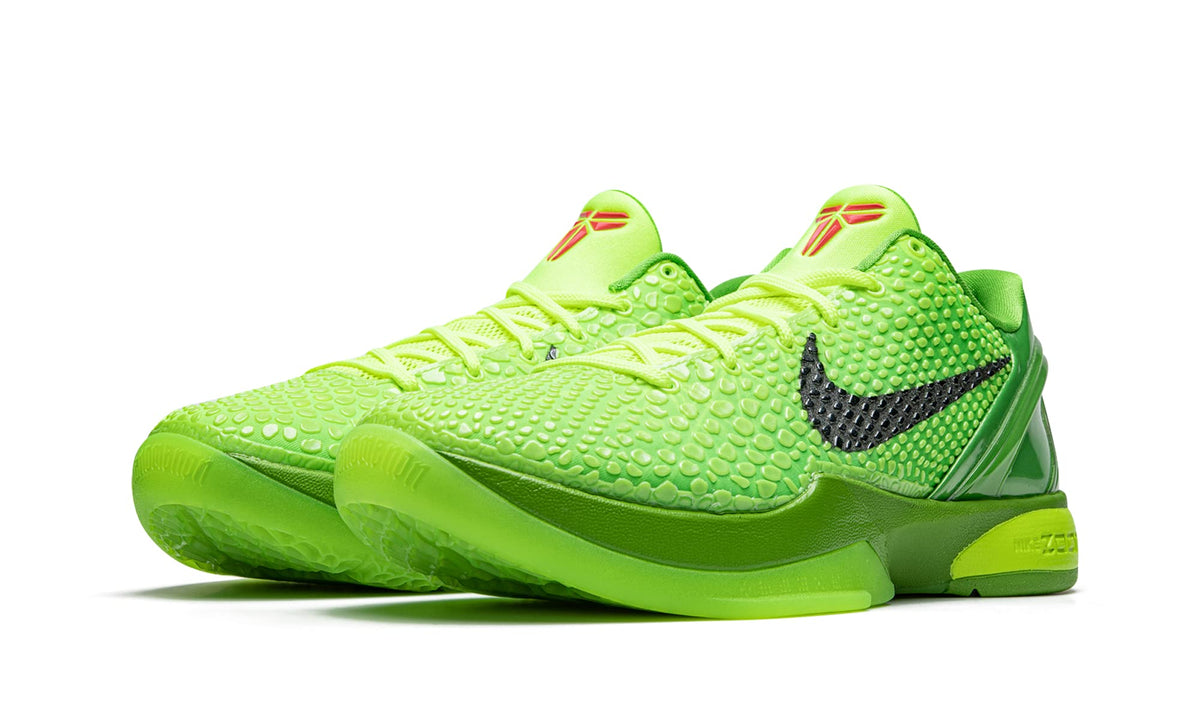 Kobe 6 Protro 'Grinch' by Nike – Nylon, Green Apple/Volt/Crimson/Black, Model CW2190-300
