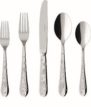 Villeroy & Boch Toy's Delight 20-Piece Flatware Set | Christmas pattern, 18/10 stainless steel construction, dishwasher safe, service for 4