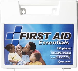 First Aid Only FAO-134: First Aid Kit, 200 Piece, Plastic Case Multi