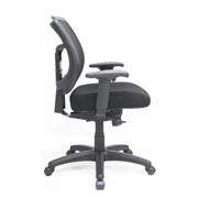 Eurotech Black / Upgraded Seat with Authentic TEMPUR-Material / 26 inches (W) x 19.3 inches (D) x 35 inches ( Home Office Desk Chairs