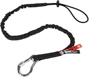 Ergodyne Squids 3100 Tool Lanyard with Single Carabiner and Adjustable Loop End, Standard Length, 100-Pack