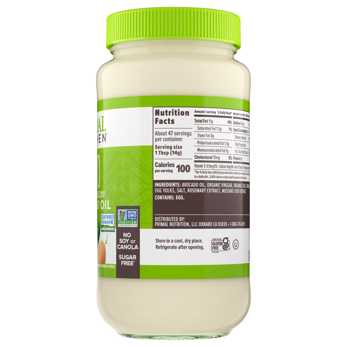Primal Kitchen Original / 24 Fl Oz (Pack of 1) / 1 Mayonnaise