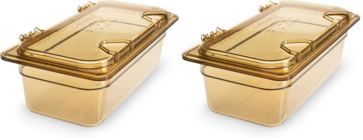 Carlisle FoodService Products 1 Count (Pack of 2) / Amber / 2.8 quarts Storage & Transport