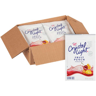 Fruit Punch 12 Envelopes Per Case - Each Makes 2 Gallons by Crystal Light – 8 Ounces, Pack of 12, Model 83931