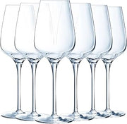 Chef & Sommelier Sublym Collection - 6 stemmed Glasses 35 cl - Made in France - Reinforced Packaging
