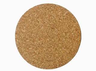 LINDEN SWEDEN Jonas Round Cork Trivet, 10" - Water Absorbent - Perfect for Plants, Hot Pots, Pans, Mugs, and Glasses