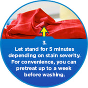 MaxForce Laundry Stain Remover by OxiClean – 32 Fl Oz (Pack of 1), Plastic, Red and blue