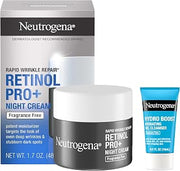 Neutrogena Rapid Wrinkle Repair Pro+ Night Cream + Facial Cleanser