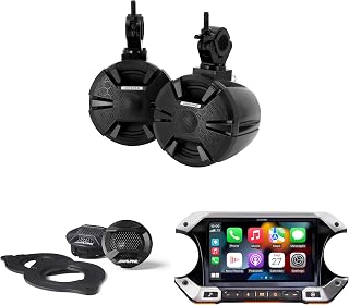 Alpine JL Wrangler i509-WRA-JL, SPV-10TW-WRA and SPV-65RGB-CAN Bundle