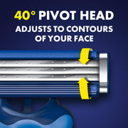 Gillette 1 Count (Pack of 8) / Sensor3 Comfort (8ct) / Blue Disposable Razors