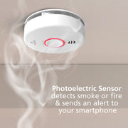 Smart Carbon Monoxide & Smoke Detector Bundle with Air Quality Monitor and WiFi Connectivity by Kidde – Commercial Grade