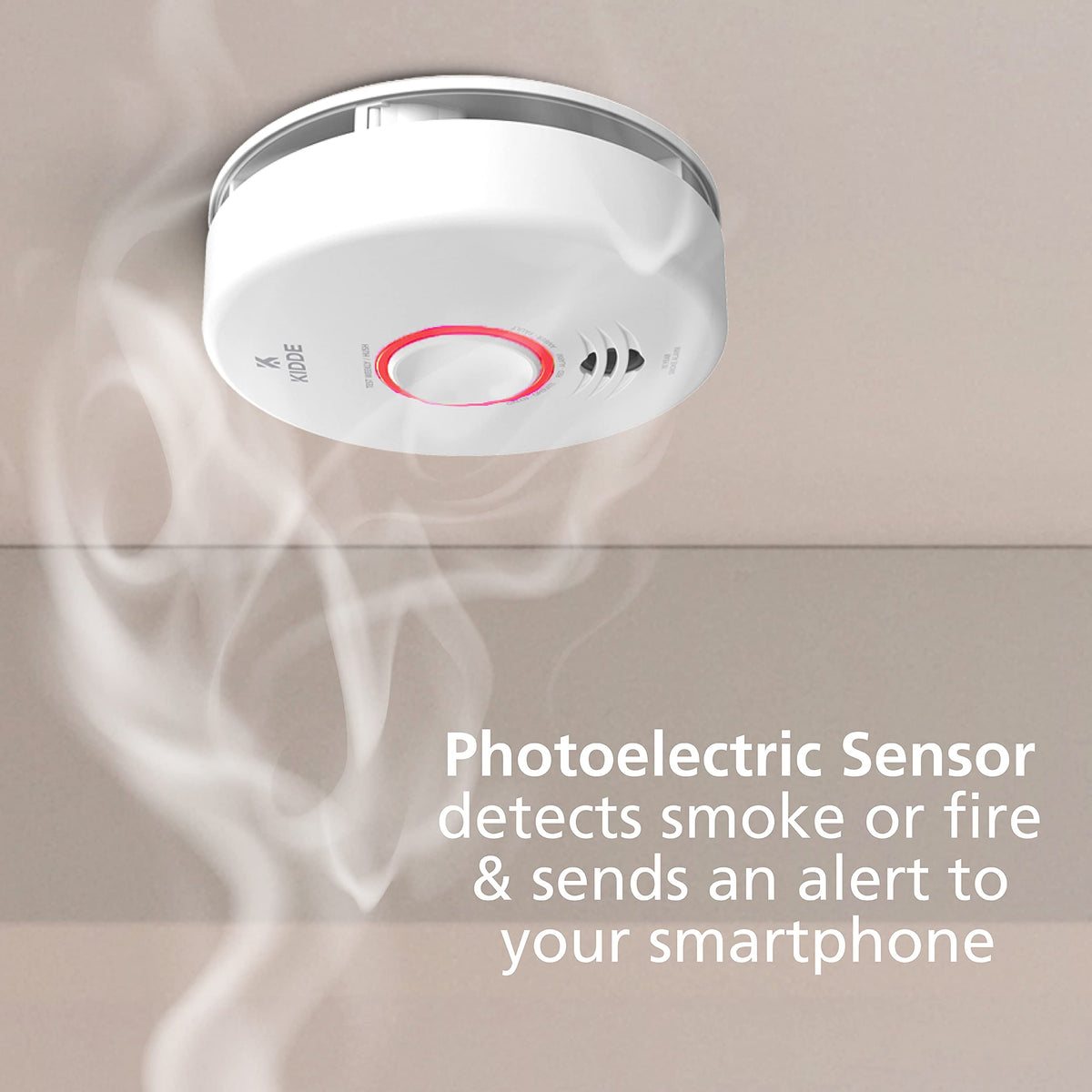 Smart Carbon Monoxide & Smoke Detector Bundle with Air Quality Monitor and WiFi Connectivity by Kidde – Commercial Grade