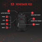 Renegade Backpack (Renegade by OGIO – Large, Polyester, Black, Model 111059_03