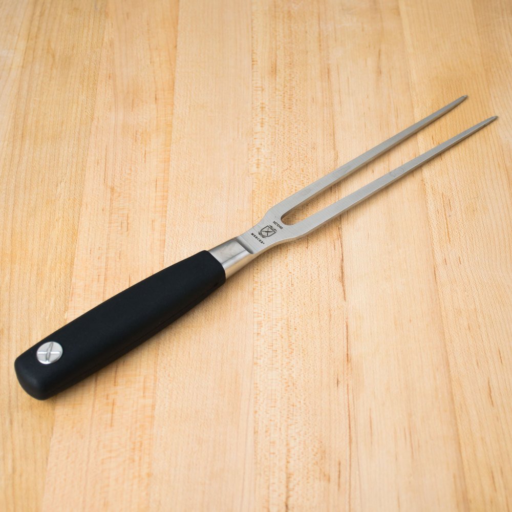Mercer Culinary 7" / Straight Fork 7-inch / Black Meat & Carving Forks