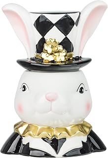 10 Strawberry Street Dapper Rabbit Canister (Bunny Noir)