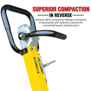 Tomahawk 5.5HP Honda Reverse Vibratory Plate Compactor Tamper Gravel Soil Compaction (5.5HP Reverse Compactor) by Tomahawk Power – Model TPC100H
