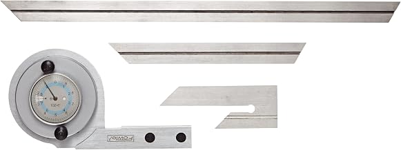 Fowler 52-440-777-0, Economy Universal Dial Protractor with 6" and 12" Blades
